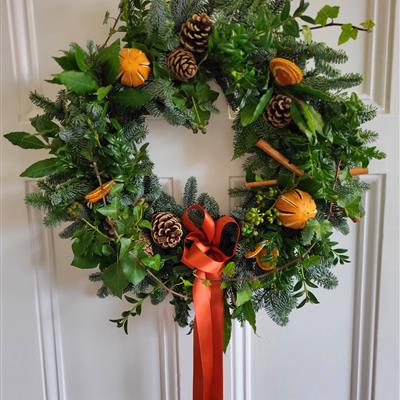 Clementine door wreath