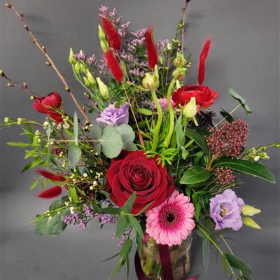 Valentine's Posy Jar